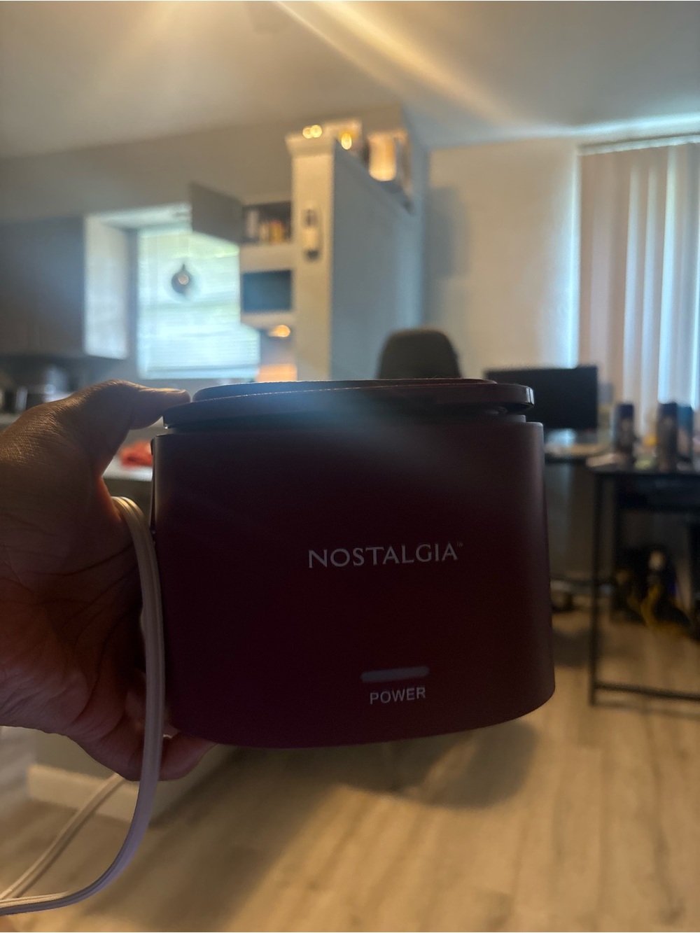 Nostalgia Pink Portable Heated Lunch Box